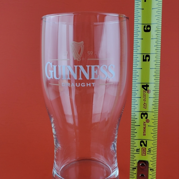 Guinness Draught Beer Pint Glass - Picture 3 of 4